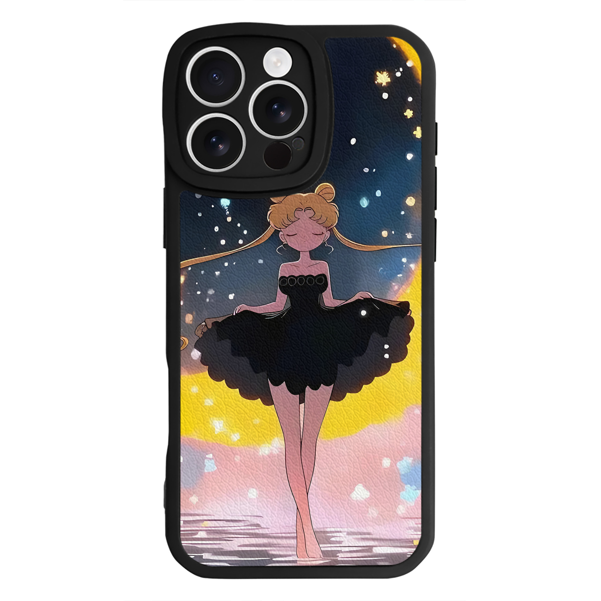 （画像用） 美少女戦士セーラームーン Sailor Moon 【iPhone 16シリーズ対応】シリコンスマホケース（レザー調） 材質：シリコン